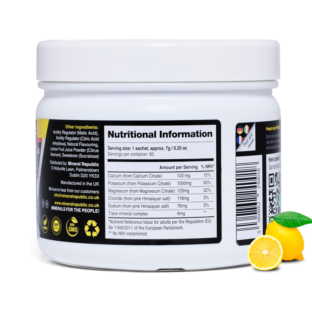 Superblend Electrolyte Powder – Lemon