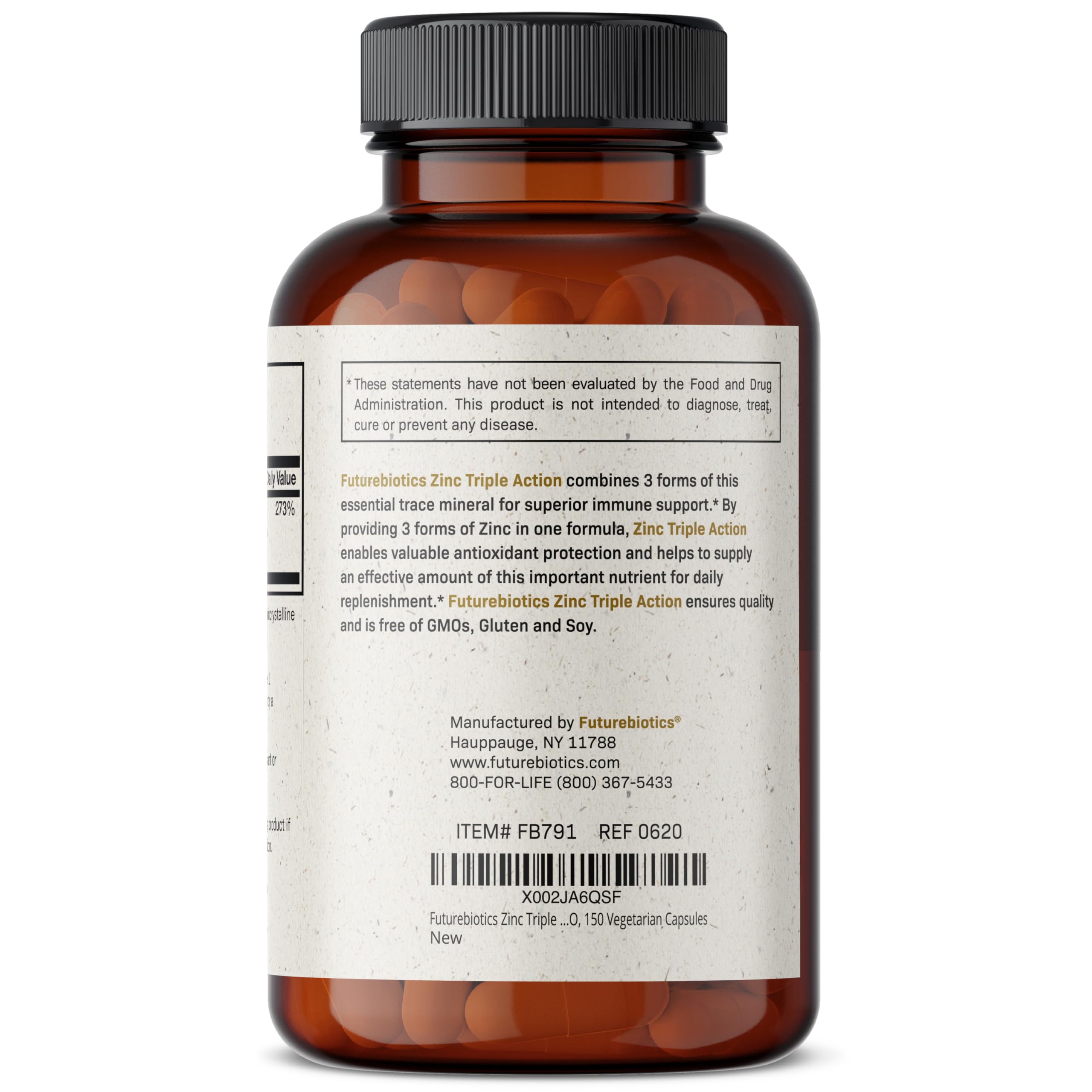 Futurebiotics Zinc Triple Action 30mg