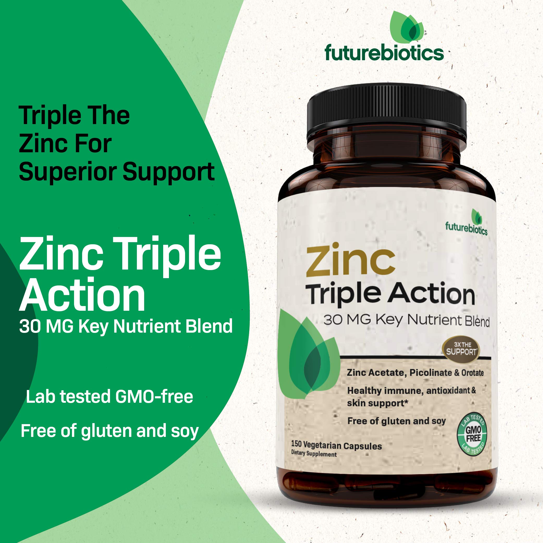 Futurebiotics Zinc Triple Action 30mg