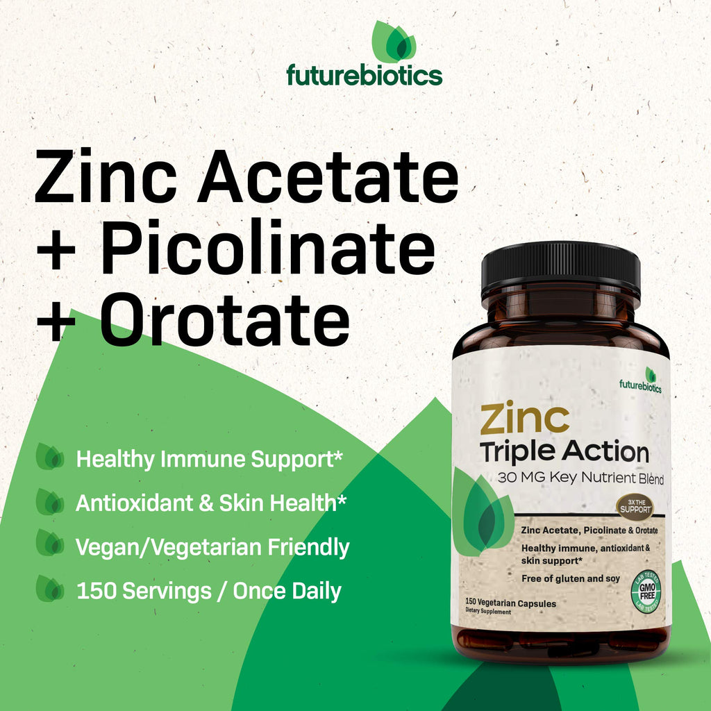 Futurebiotics Zinc Triple Action 30mg