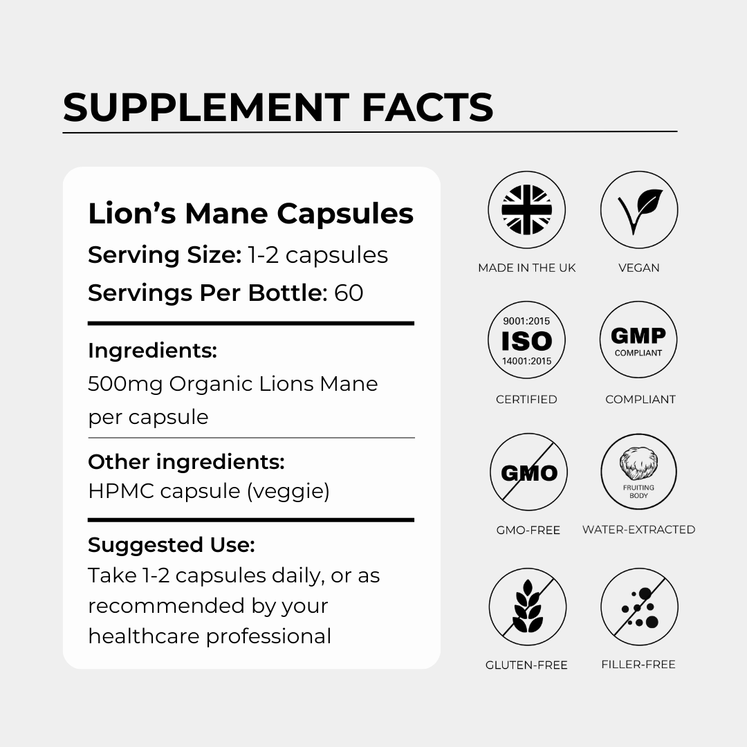 Charava Lion's Mane 500mg